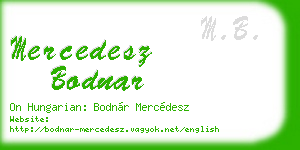 mercedesz bodnar business card