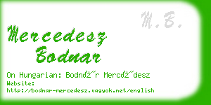 mercedesz bodnar business card